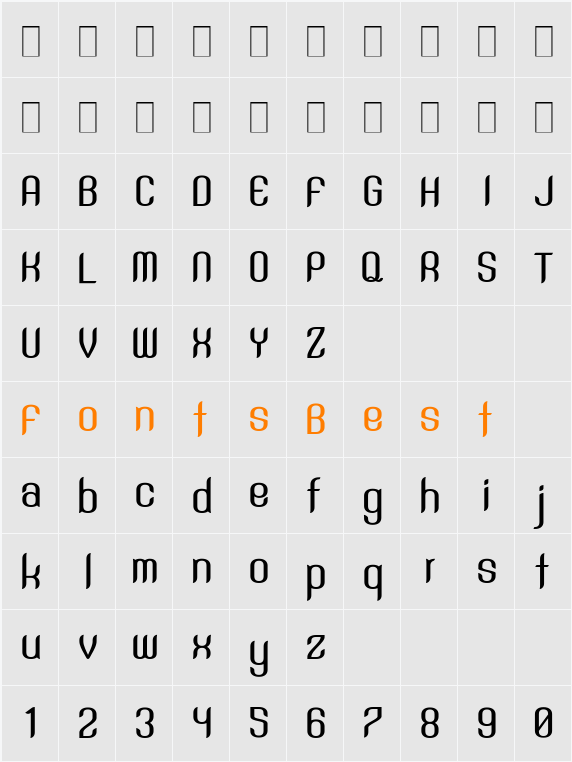 SNT Anouvong Character Map