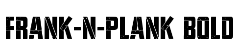 Frank-n-Plank Bold Font Image