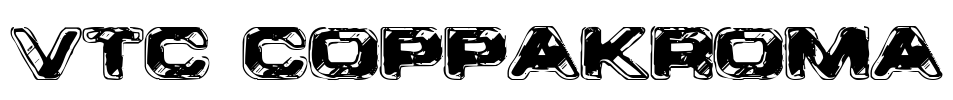 VTC CoppaKroma Font Image