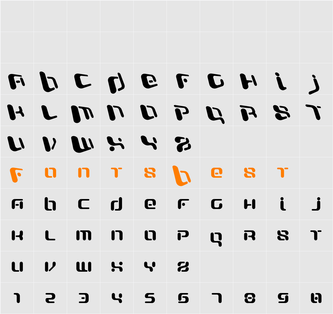 Officer X Character Map