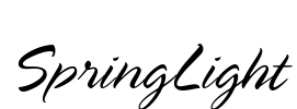 SpringLight Font Image
