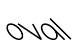 Oval Font Image