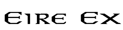 Eire Ex Font Image