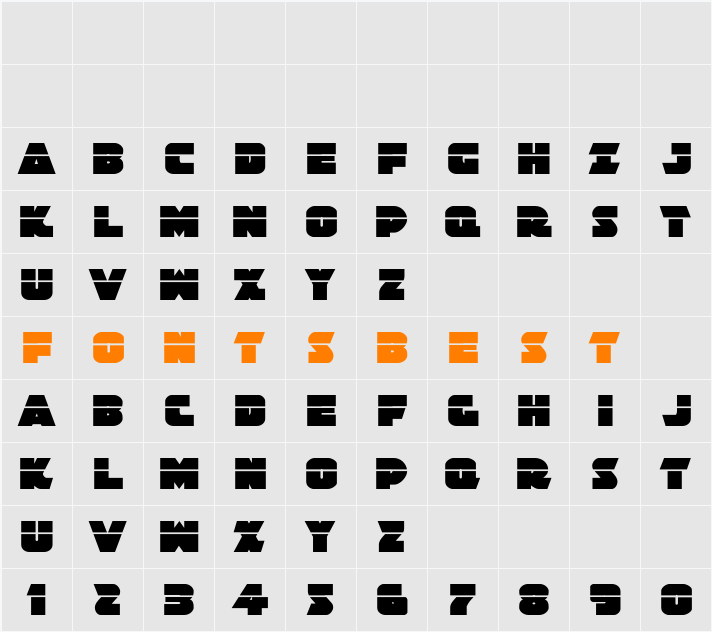Jedi Special Forces Laser Character Map