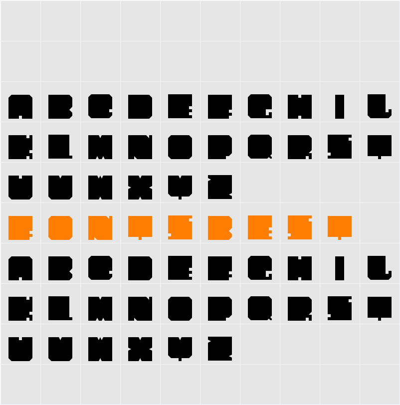 PaperCut Character Map
