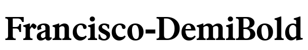 Francisco-DemiBold