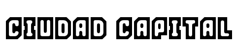 ciudad capital Font Image