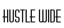 Hustle Wide Font Image
