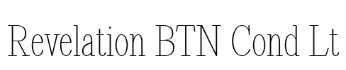 Revelation BTN Cond Lt Font Image