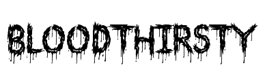Bloodthirsty Font Image
