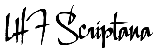 LHF Scriptana Font Image