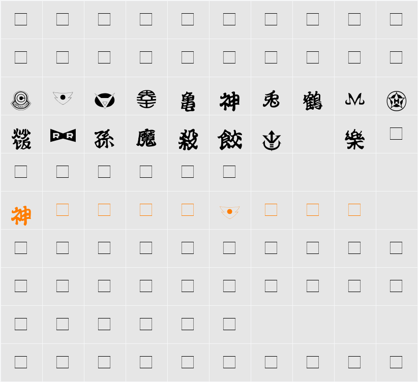 Dragon Ball Character Map