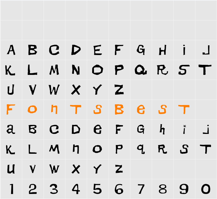 DirtDevil Character Map