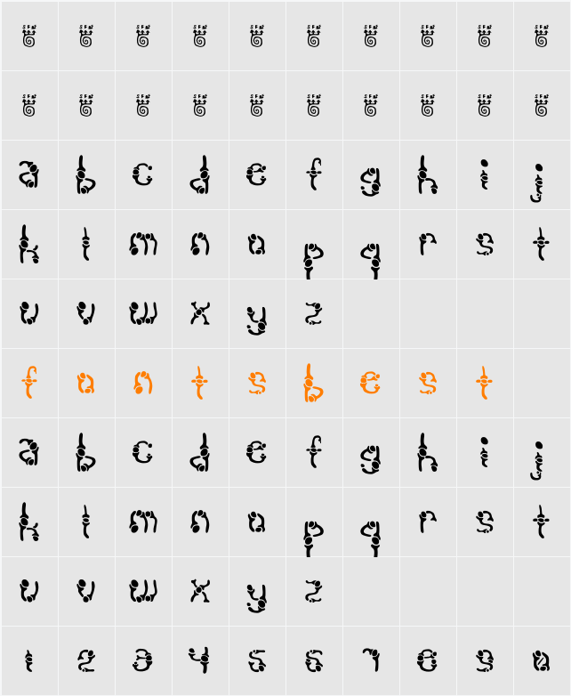 reverence Character Map