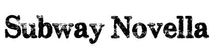 Subway Novella Font Image