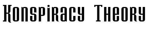 Konspiracy Theory Font Image