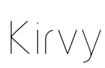 Kirvy Font Image