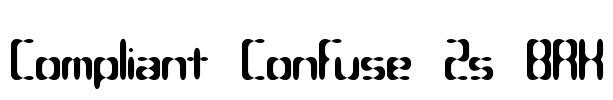Compliant Confuse 2s BRK