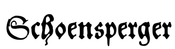 Schoensperger