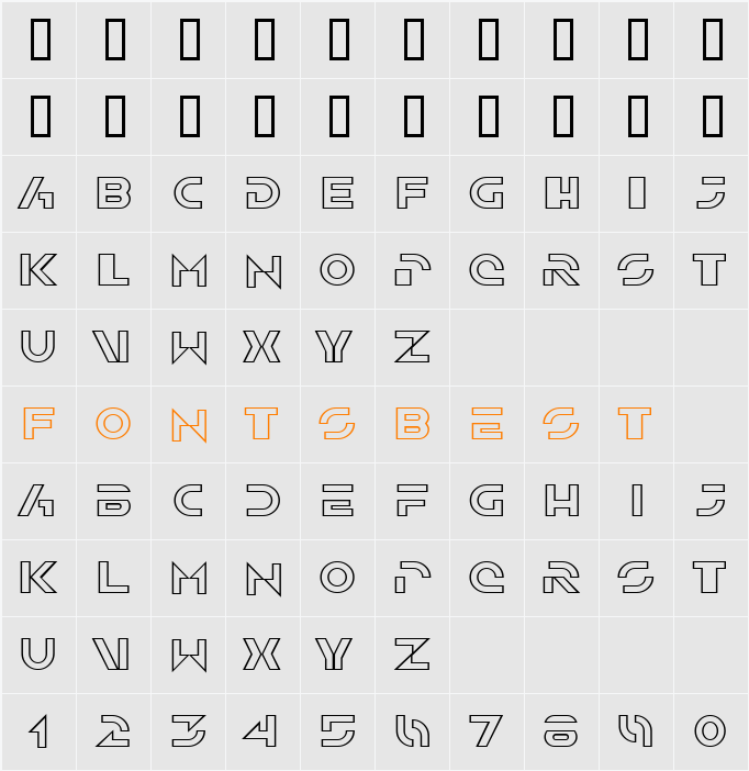SF Solar Sailer Outline Character Map