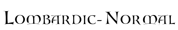 Lombardic-Normal Font Image