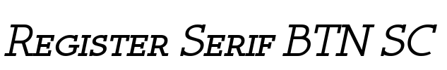 Register Serif BTN SC