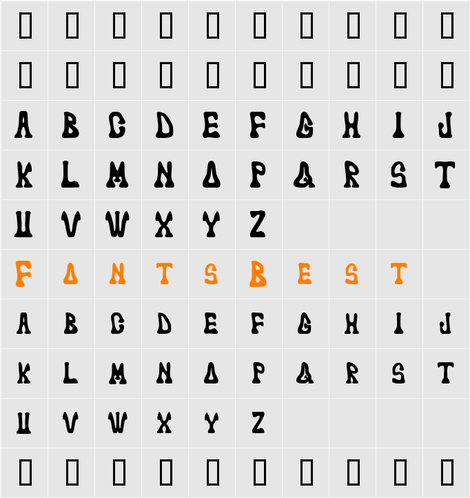 marked fool Character Map