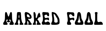 marked fool Font Image