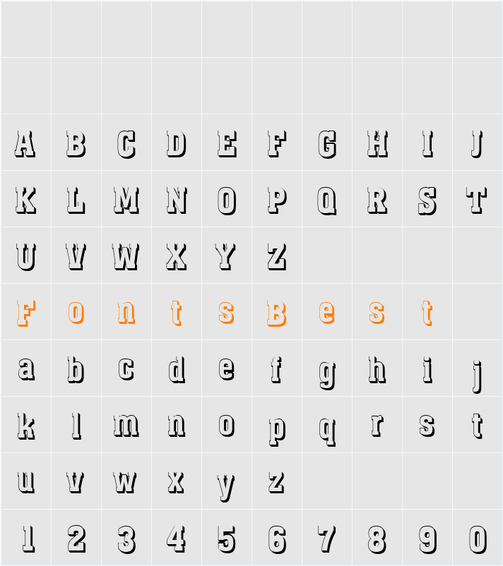 a_Kena3Dxtr Character Map