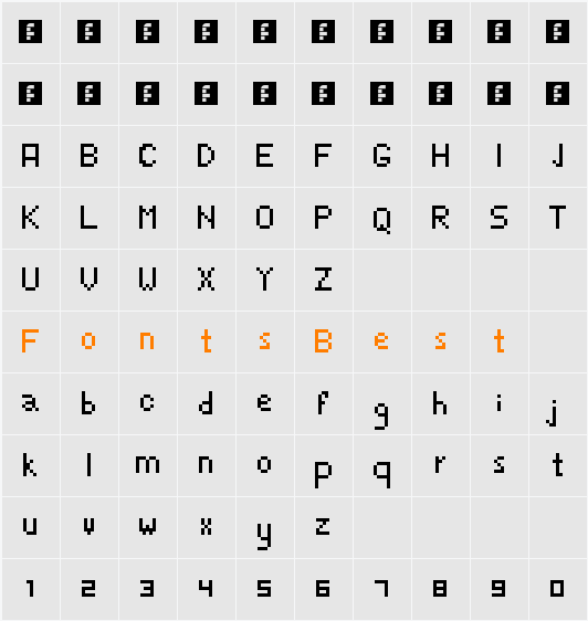 The Fozderien Character Map