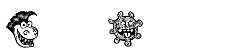 Happy Monsters Font Image