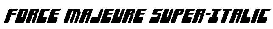 Force Majeure Super-Italic