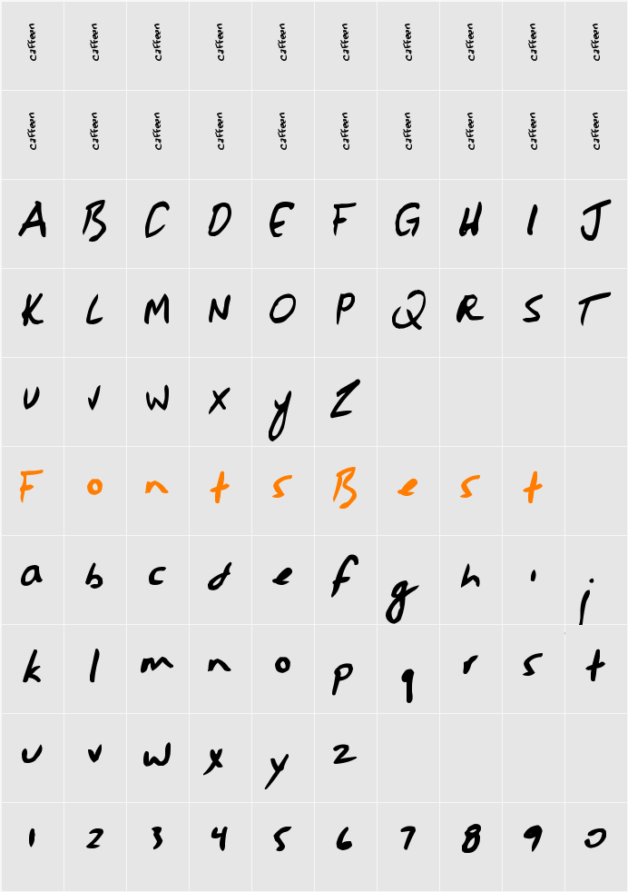 Jessescript Character Map