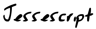 Jessescript Font Image