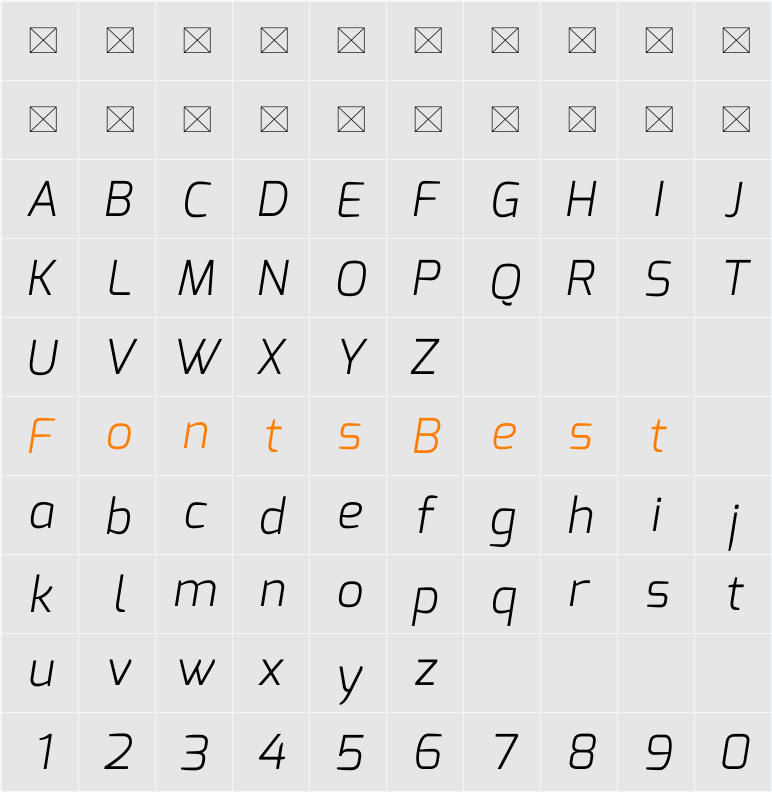 Exo Character Map