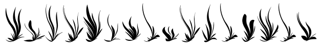 LucsPlantsInWind Font Image