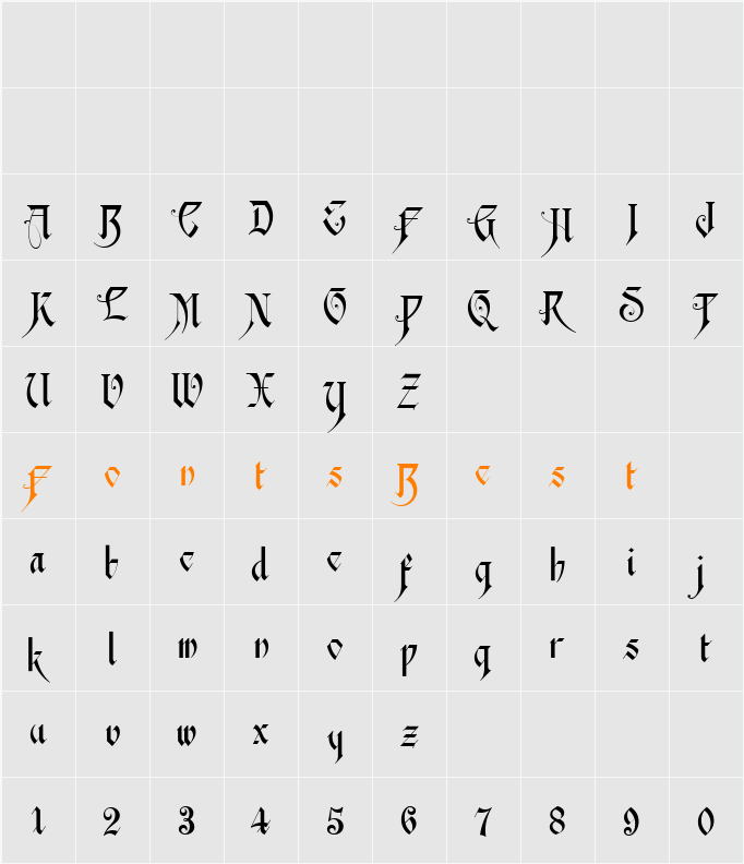 Scottsdale Text NF Character Map