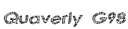 Quaverly G98 Font Image