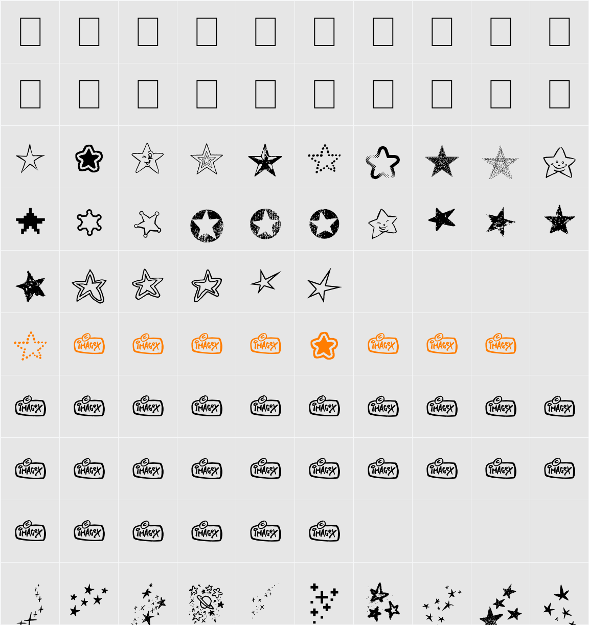 Starz Character Map