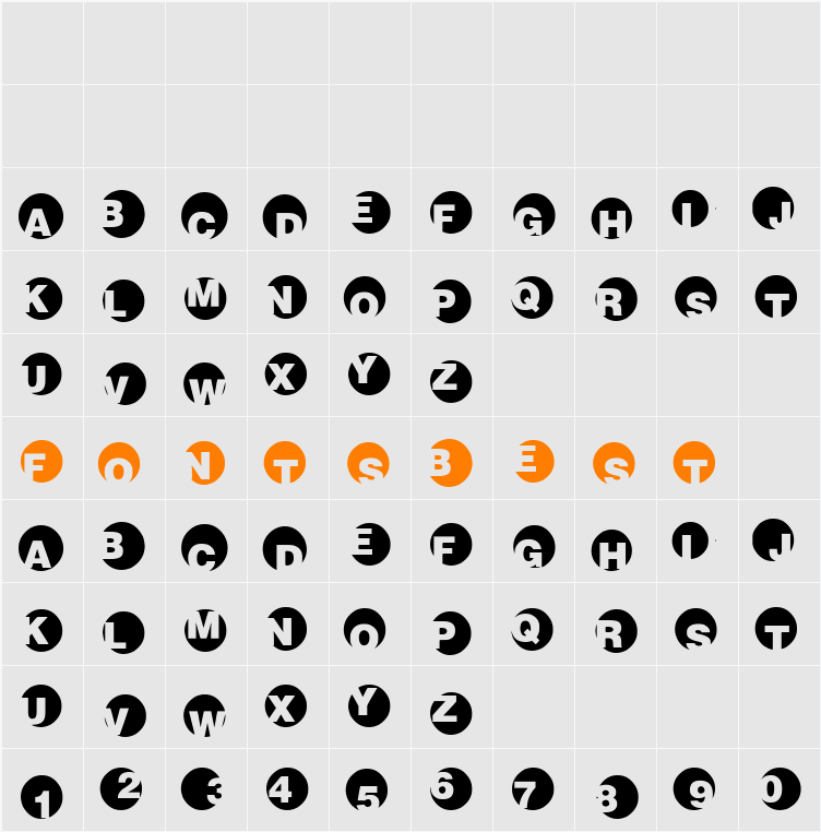 SpotLights Character Map