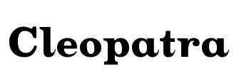 Cleopatra Font Image
