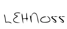 LEHN055 Font Image