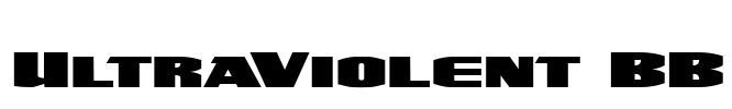 UltraViolent BB Font Image