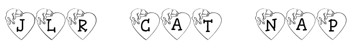 JLR Cat Nap Font Image