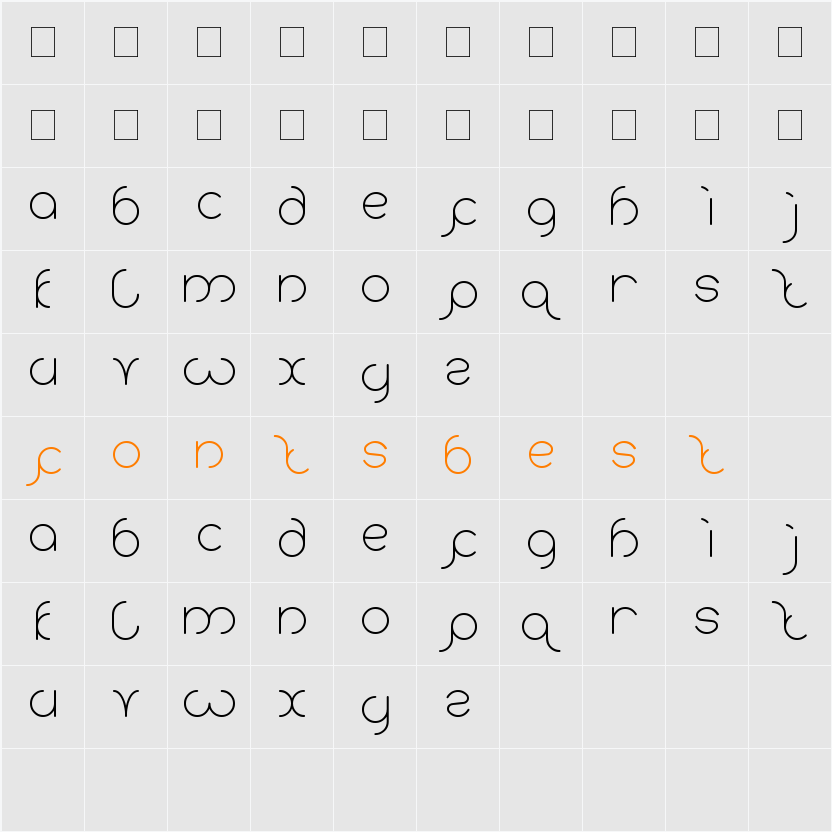 Karitza Character Map
