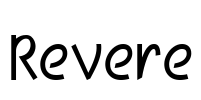 Revere Font Image