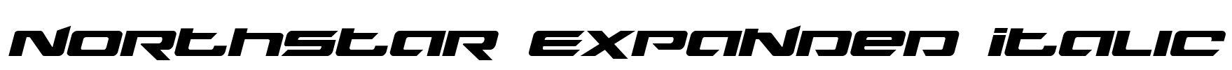 Northstar Expanded Italic