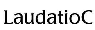 LaudatioC Font Image