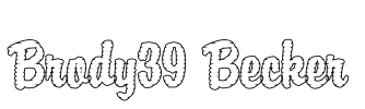 Brody39 Becker Font Image