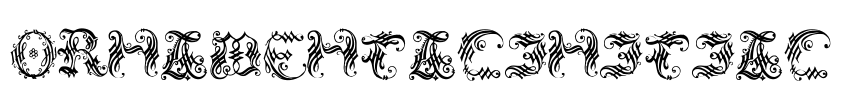 OrnamentalInitial Font Image